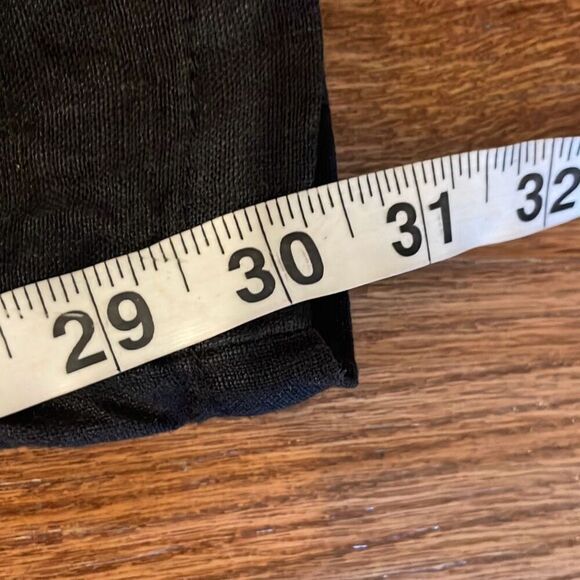 Lilly Pulitzer Taron Linen drawstring pant size xs black - Picture 6 of 13